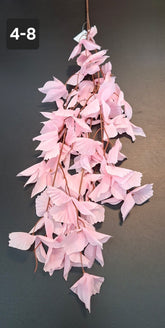 Ramură artificială cu frunze roz pastel, decor elegant - 102cm